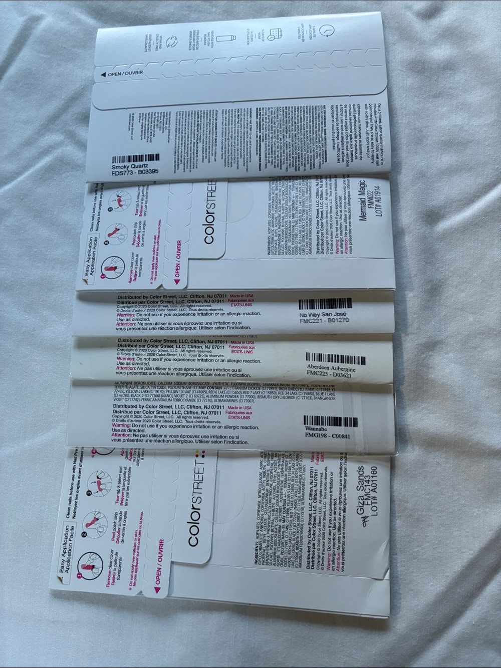 Six sets of Color Street nail polish strips. Sealed packages, never opened. - Picture 2 of 2